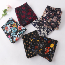 Middle-aged autumn pants Female fat plus size fat MM Modal cotton autumn pants Stretch pants King-size line pants loose