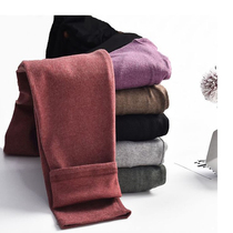 Middle-aged women high waist 200 pounds fat mm large size leggings inside and outside wear warm autumn pants fat cotton panties