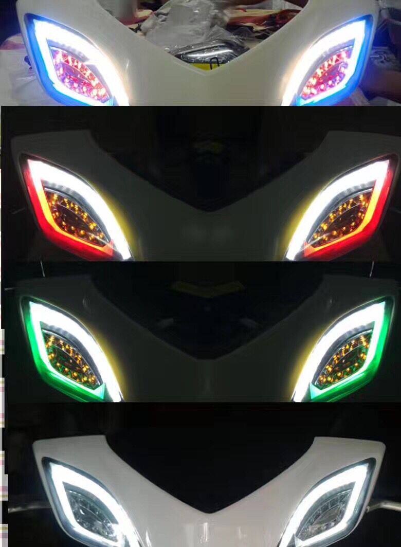 The Xun Hawk Gust Flying Eagle Lights Triangular War Transform Fanatic Turn Light LED lights new lights are brightened