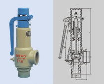 A27H-16C 16P external thread with handle spring slightly open safety valve