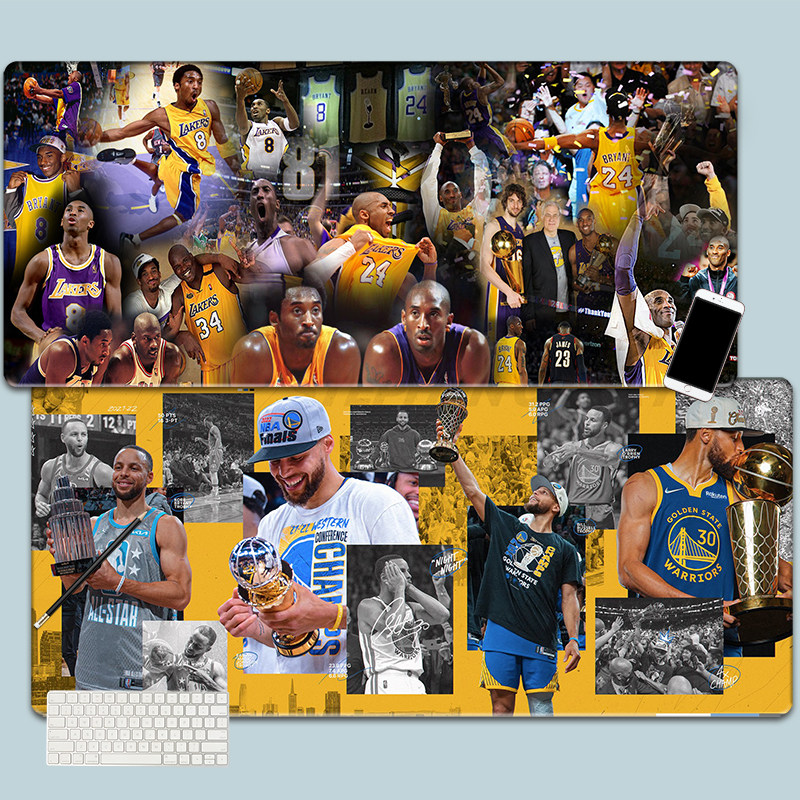 NBA Mouse Pad Ultra Lakers Warriors Curricobi Jordan Owen James Durant Table Pad