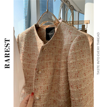 Rest independent design early spring new product]-socialite lobster powder Xiaofeng suit jacket