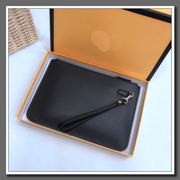 Little Monster Eye Clutch 2018 New Leather Envel Ly hợp Túi thông thường Dung lượng lớn Ly hợp Túi da Nam và nữ - Túi của con người túi xách chanel