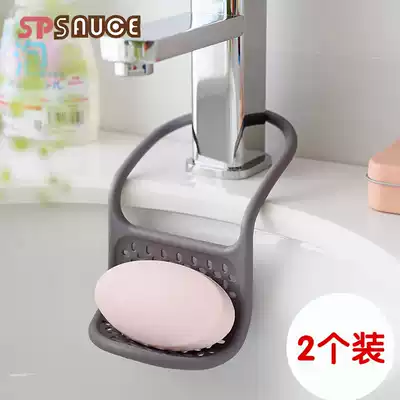 Japan SP sink drain storage hanging basket sink sink sink sink kitchen faucet soap sponge hanging bag free of punch