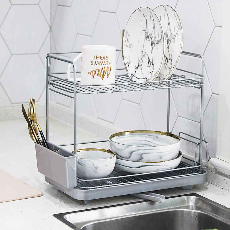 Japan's ASVEL kitchen rack hangs dishes, dishes, cups, tableware, storage racks, double-layer bowl racks, drain racks