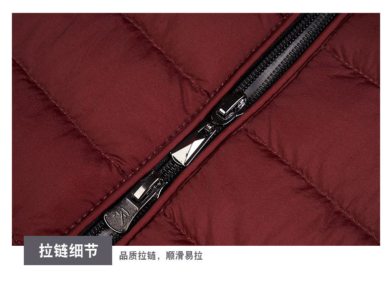 千仞岗 女士中长款羽绒服 90%含绒量 图10