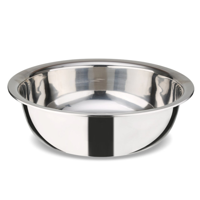 Thick stainless steel basin large stainless steel round basin stainless steel bucket basin soup basin canteen stainless steel bowl stainless steel soup bowl