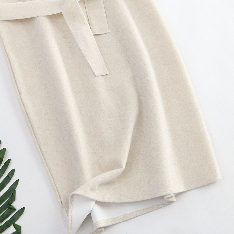 L55 thu đông thời trang quần áo nữ màu rắn phần dài eo thon gọn khí chất chic vest vest ấm áo khoác cardigan nữ