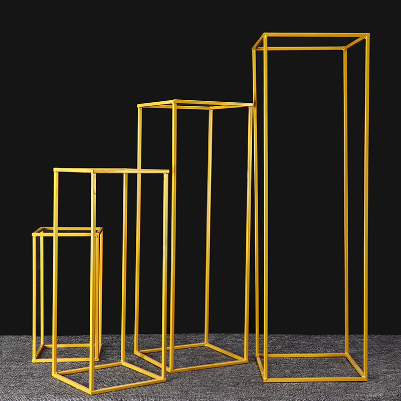 Wrought Iron Geometric Aisle Guide Wedding Props Three-Dimensional Square Frame Rectangular Ornament Wedding Flower Stand Decoration Square Iron Frame Wrought Iron Geometric Aisle Guide Wedding Props Three-Dimensional Square Frame Rectangular Ornament Wedding Flower Stand Decoration Square Iron Frame