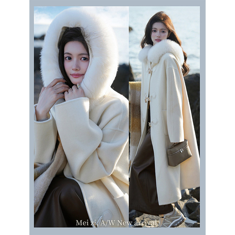 Off-Season Clearance: Coco Li 2.0 | Double-Breasted Mid-Length College-Style Double-Sided Wool Coat Off-Season Clearance: Coco Li 2.0 | Double-Breasted Mid-Length College-Style Double-Sided Wool Coat