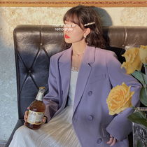Plum cooked fashion temperament early autumn fried street suit jacket women 2021 New British style small man suit