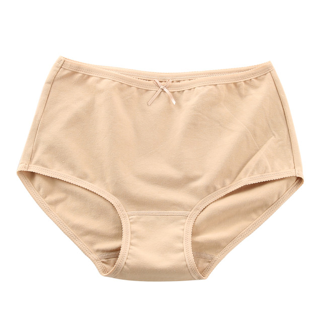 Pulis underwear ແທ້ຈິງຂອງແມ່ຍິງຝ້າຍ elastic ຝ້າຍທີ່ບໍລິສຸດແອວສູງ mini boxer briefs ກາງອາຍຸແບບງ່າຍດາຍ 21605