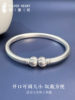Ancient Style Silver Bracelet for Women, 9999 Pure Silver, 2025 New Model, Pumpkin Bead Pair, Young Style Bracelet for Ladies, Mother's Birthday Gift