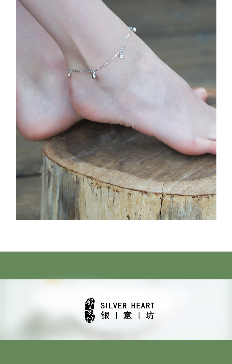 Bracelet de cheville Femme en Argenterie - Ref 3104873 Image 17