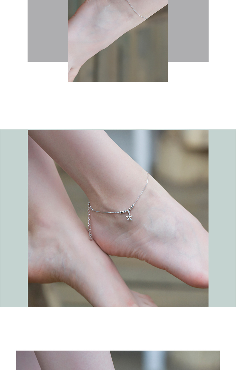 Bracelet de cheville Femme en Argenterie - Ref 3103384 Image 16