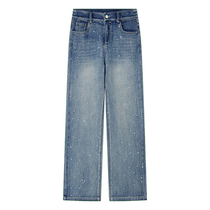 (Tencel Series) Goodland 2024 Spring New Gypsophila High Waist Straight Jeans