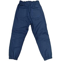 Nanjing Foreign Languages School Xianlin Branch Winter Tibetan Cyan Plus Suede Trousers