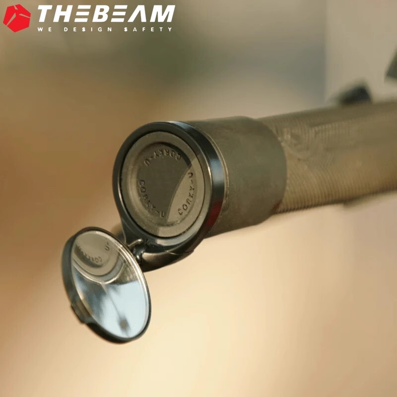 In-Stock Thebeam Corky Urban Bicycle Rearview Mirror, Wide-Angle, Foldable, Convex, for Bicycle Rear View