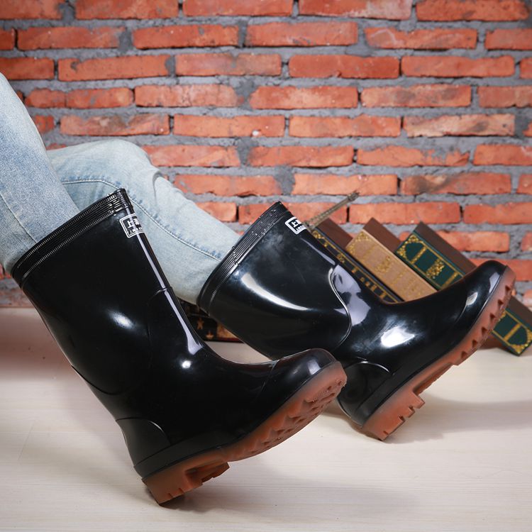 Chaussures - bottes caoutchouc homme pour hiver - semelle tendon - Ref 973884 Image 14