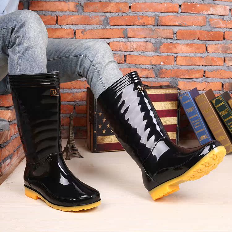 Chaussures - bottes caoutchouc homme pour printemps - semelle tendon - Ref 973903 Image 7