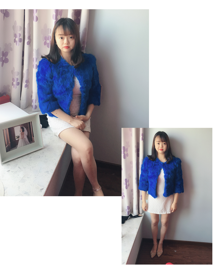 Kích thước lớn lông thỏ áo khoác ngắn 2018 mới Haining lông lông một chống mùa giải giải phóng mặt bằng đặc biệt lady áo lông cừu