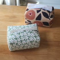 Green pomelo hand-made polished cloth tissue bag drawing paper bag shape extraction tissue box