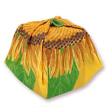 Japanese-made Asayama Miri Flower and Mount Fuji series square towel sunflower wind