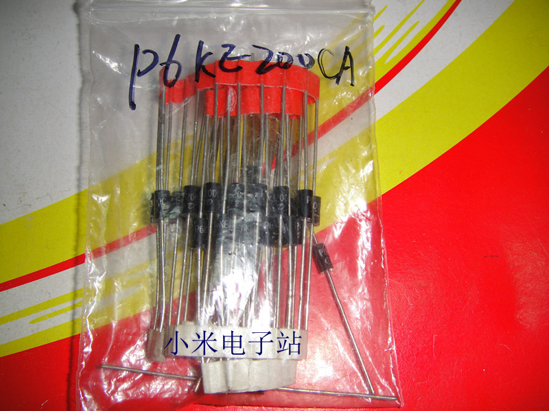 (100 only) P6KE100CA P6KE100CA 180CA 180CA 200CA 220CA TVS tube straight plug