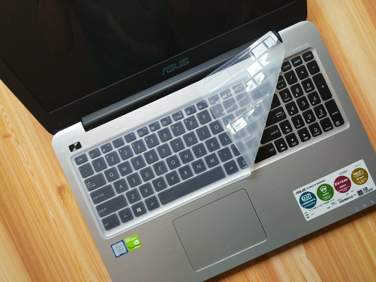 Asus 15.6-inch bụi bàn phím máy tính xách tay vỏ bảo vệ bộ phim A555QG9700 máy tính bất thường Q bảo hiểm đầy đủ - Phụ kiện máy tính xách tay miếng dán bàn phím laptop hp