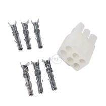 YAESU Eight-weight Chau shortwave radio station FT-857D 897D homemade power cord 6-pin plug DIY power jack