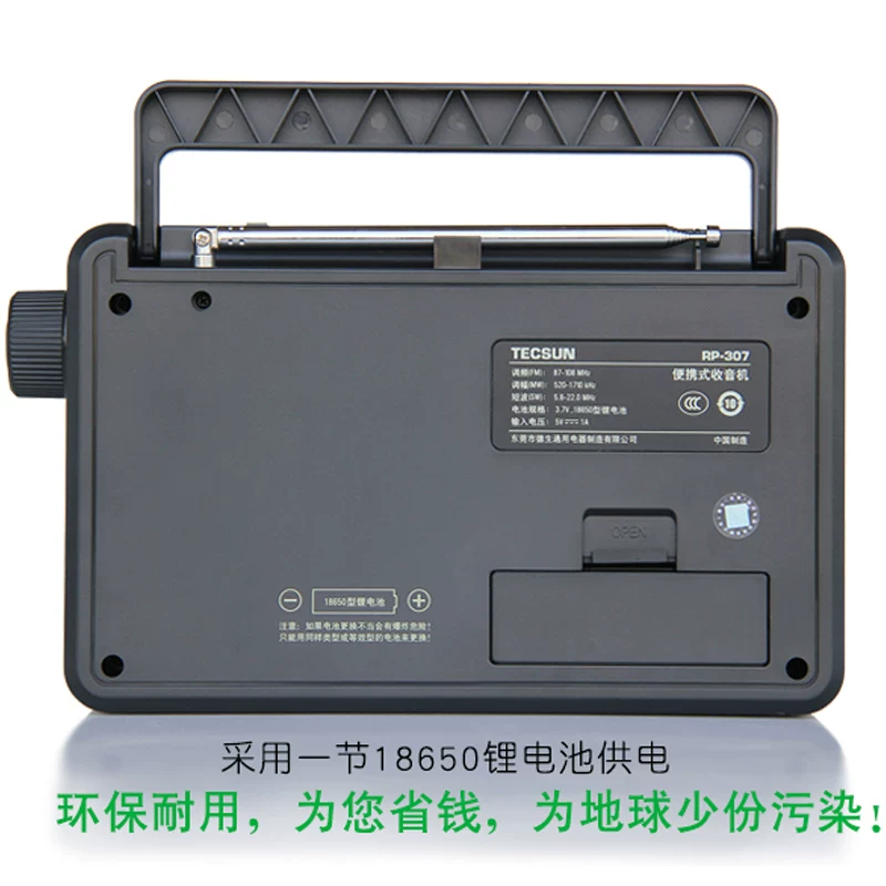 Tecsun/ RP-307 портативная коротковолновая DSP-радиостанция 309 Bluetooth-динамик/цифровой плеер