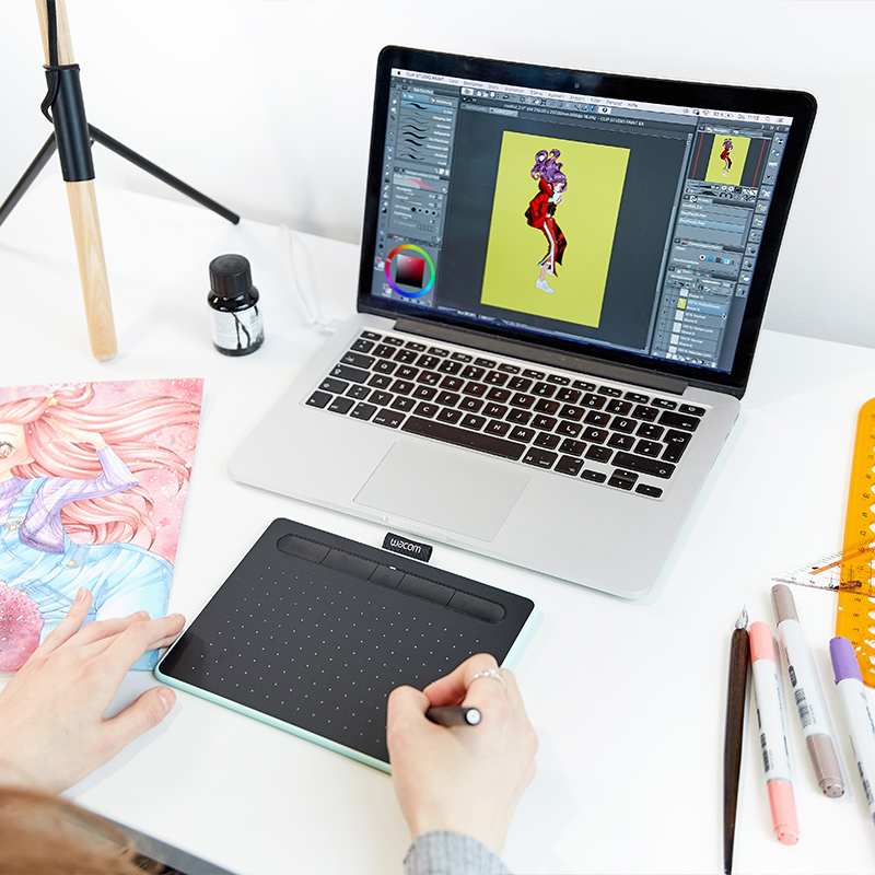 [USD 171.58] Digital Drawing Board ctl4100wl Intuos Drawing Board