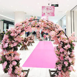 Artificial Cherry Blossom Branches, Pear Blossom Branches, Peach Blossom Plastic Silk Flowers for Wedding Decoration, Covering Living Room Floor, Fake Flower Vines
