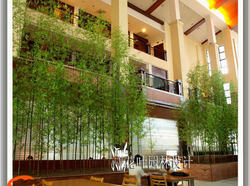 Simulated Bamboo, Fine Water Bamboo, Dense Bamboo, Plastic Partition Screen, Balcony Floral Art, Landscape Decoration, Floor-Standing