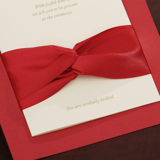 Douyin Internet celebrity wedding invitations wedding invitations wedding creative 2023 invitations customized Chinese style Chinese style red