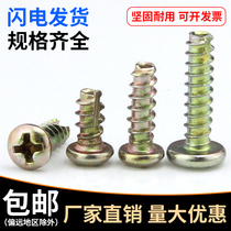 BT disc head self-tapping semi-circle milling groove without tail self-tapping screw flat tail self-tapping M2-M4 100 only