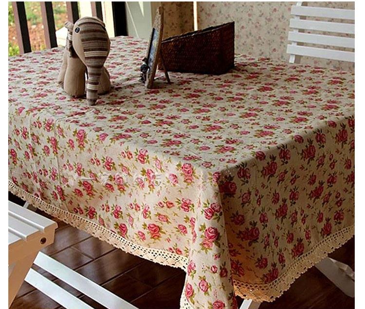 Vải hoa cotton lanh kẻ sọc thô vải lanh rèm sofa vải lanh khăn trải bàn handmade vải tự làm đầu vải lụa họa tiết