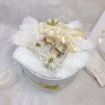 Female baby gauze skirt gift box Princess 100 days newborn year-old gift high-end net red newborn clothes summer suit