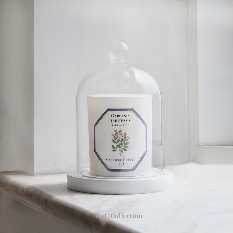 Special indoor pendulum of dust-proof glass cover scented candle with modern minima