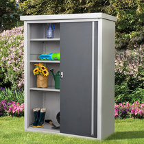 Balcony locker Outdoor sunscreen waterproof storage locker Outdoor garden household sundries cabinet with lock wardrobe