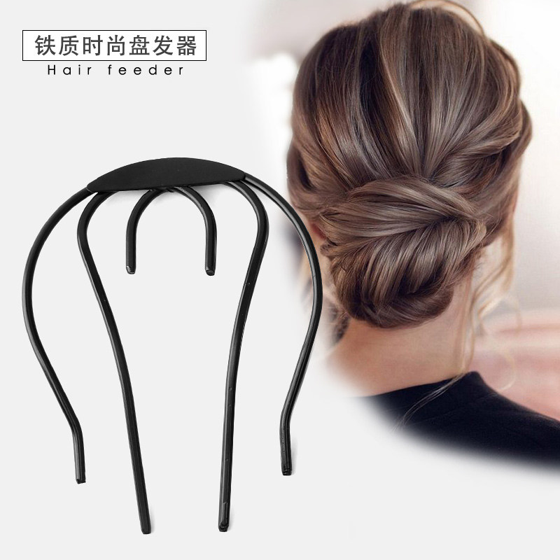 Pellet head iron hair fork hair clip brief about 100 hitch Korean disc hairdresser hair Hairdresser Hairdresser Hairdresser Hairdresser Hairdresser Hair Dresser