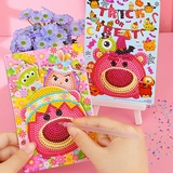 Дисней, клубника, наклейки, детская игрушка, набор материалов для принцессы, DIY