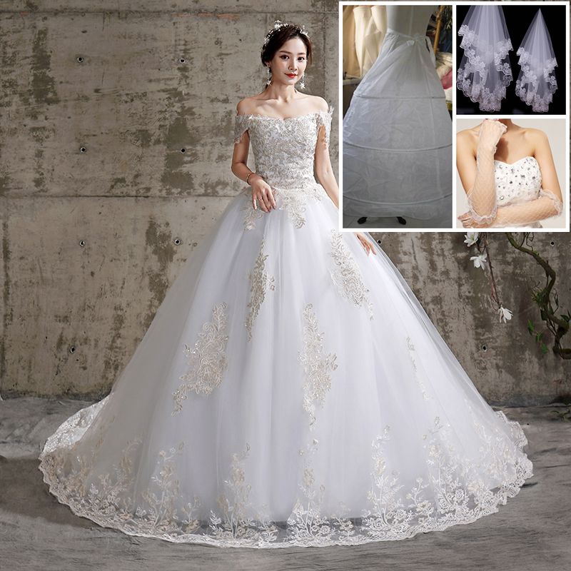  XL+White 119 -unified wedding dress and 3 sets   + $3.14 