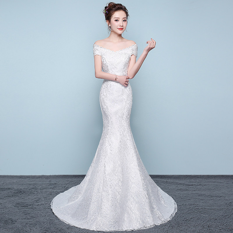 Корсет, свадебное платье для невесты, крой «рыбий хвост», подходит для подростков, открытые плечи        