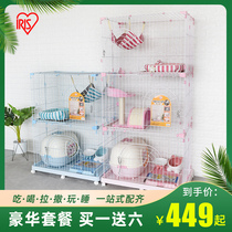 IRIS Alice cat cage Home cat villa double-decker three-story indoor large space Luxury Alice cat cage