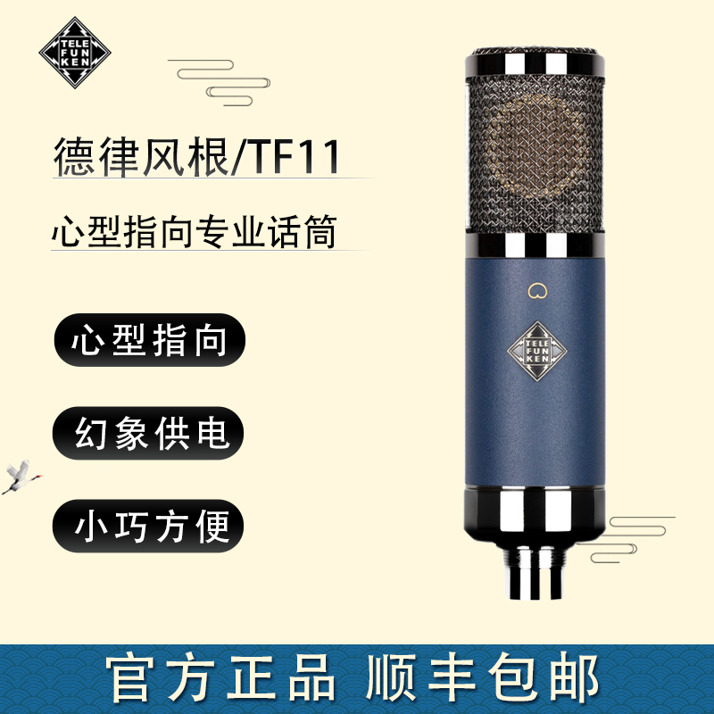 Seven-wire loft TELEFUNKEN Deuteru Wind root TF11 Heart type pointing to professional recording capacitive microphone microphone 