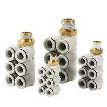 Double head three sets of joint perforated intubation KQ2ZT04-01S KQ2ZT04-01S KQ2BT08-03S KQ2BT08-03S 10-04S