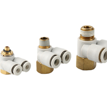 Double-head external threaded joint KQ2ZF04-06-08-10-12-M5-01S-02S-03S-04S