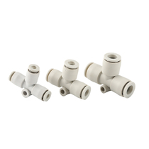 T-type trachea three-way pneumatic quick reducer joint KQ2T04-00 04-06 08-00 10-12 16-10
