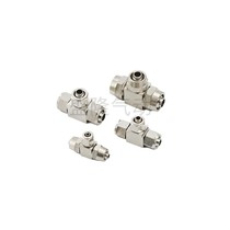 Copper plated nickel quick screw external thread three-way PB6-01 PB6-01 PB6-02 PB6-02 PB8-02 PB8-03 PB8-03